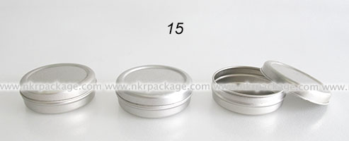 Lip balm case (Silver Aluminium)