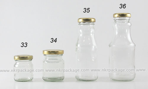 Brand Bottle and Juice Glass Bottle 33-36