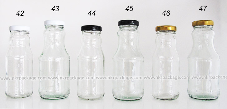 ขวดแก้วน้ำผลไม้ แบบ 42-47 ขวดแก้วน้ำผลไม้ แบบ 42-47