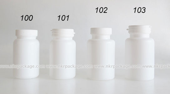 ขวดอาหารเสริม หมายเลข 100-103
