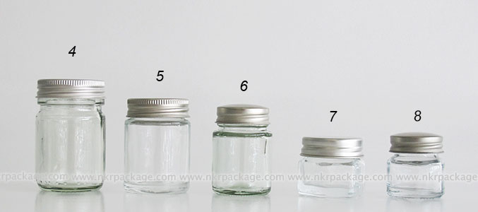 Glass bottle 4-8