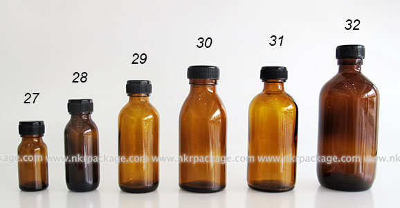 Glass bottle 27-32