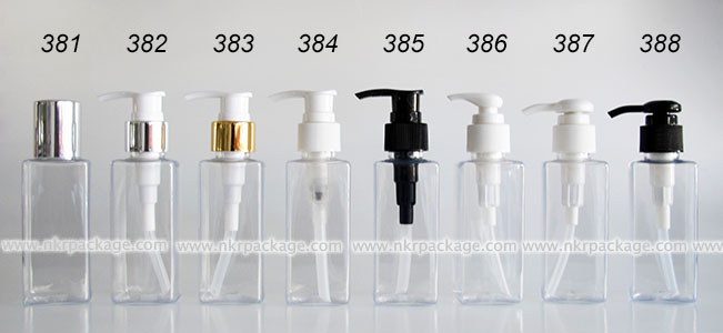 ขวดพลาสติก ขวดใส่เครื่องสำอาง (1) หมายเลข 381-388
