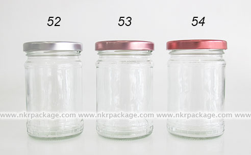 ขวดแยม/ขวดใส่น้ำผึ้ง/ขวดใส่น้ำพริก หมายเลข 52-54