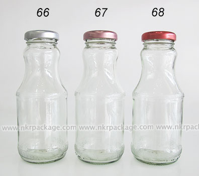 ขวดแก้วน้ำผลไม้ หมายเลข 66-68