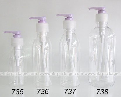ขวดพลาสติก ขวดใส่เครื่องสำอาง (1) หมายเลข 735-738