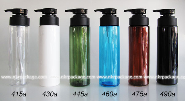 ขวดพลาสติก ขวดใส่เครื่องสำอาง ขนาด 250 ml. ปั๊มสีดำ