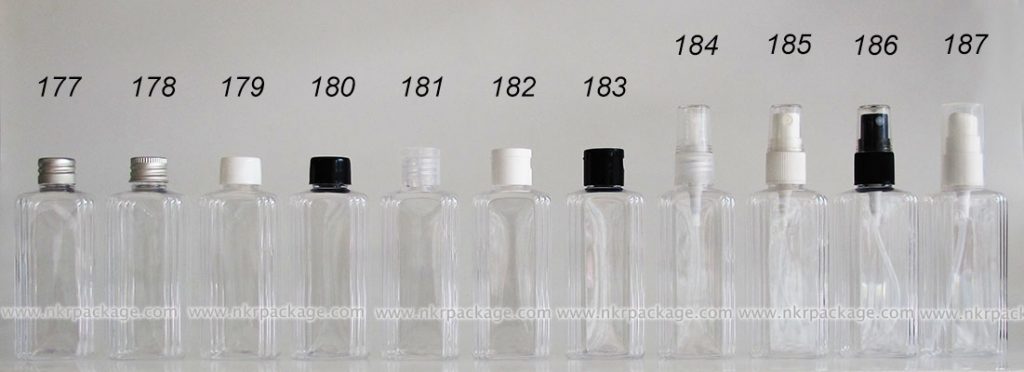 ขวดพลาสติก ขวดใส่เครื่องสำอาง (1) หมายเลข 177-187
