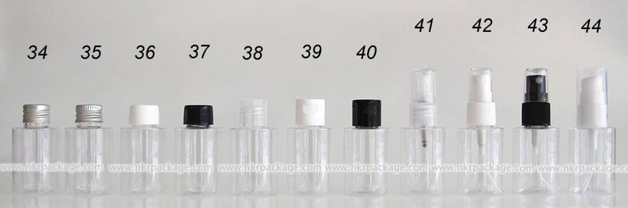 ขวดพลาสติก ขวดใส่เครื่องสำอาง (1) หมายเลข 34-44